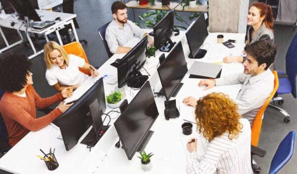 Stop an office air conditioning war between two teams: always cold - perpetually sweaty and learn what temperature is good for productivity.
