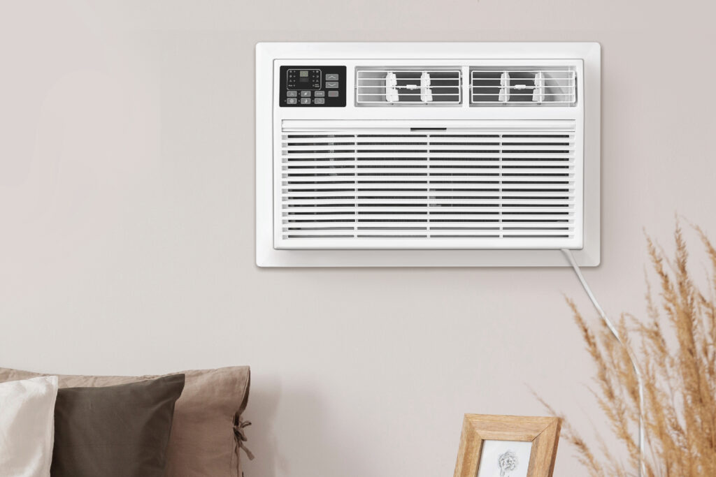 Quiet and efficient AC system for hotels, designed to maintain a comfortable environment in every room.
