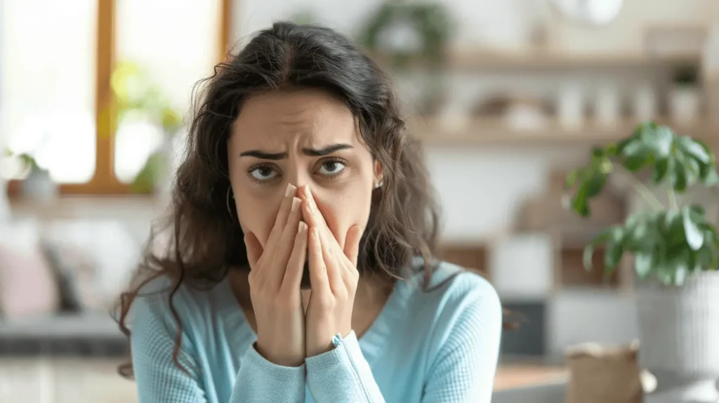 Air conditioner lung causing discomfort in person, air conditioning Gold Coast.