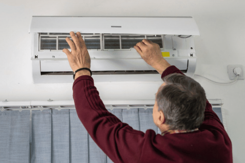 Regularly maintenance your air conditioner filter helps improve airflow and indoor air quality.