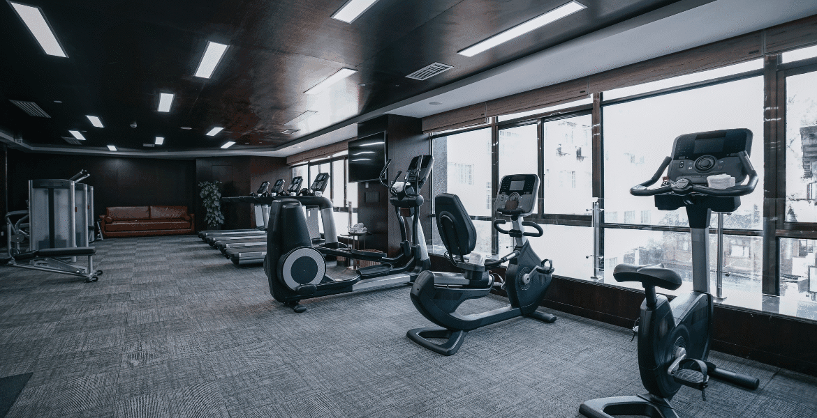 Cardio area supported by professional air conditioning Gold Coast systems. With expert air conditioning installation Gold Coast and preventative maintenance, gyms can maintain the right temperature for gyms and deliver consistent comfort for members.