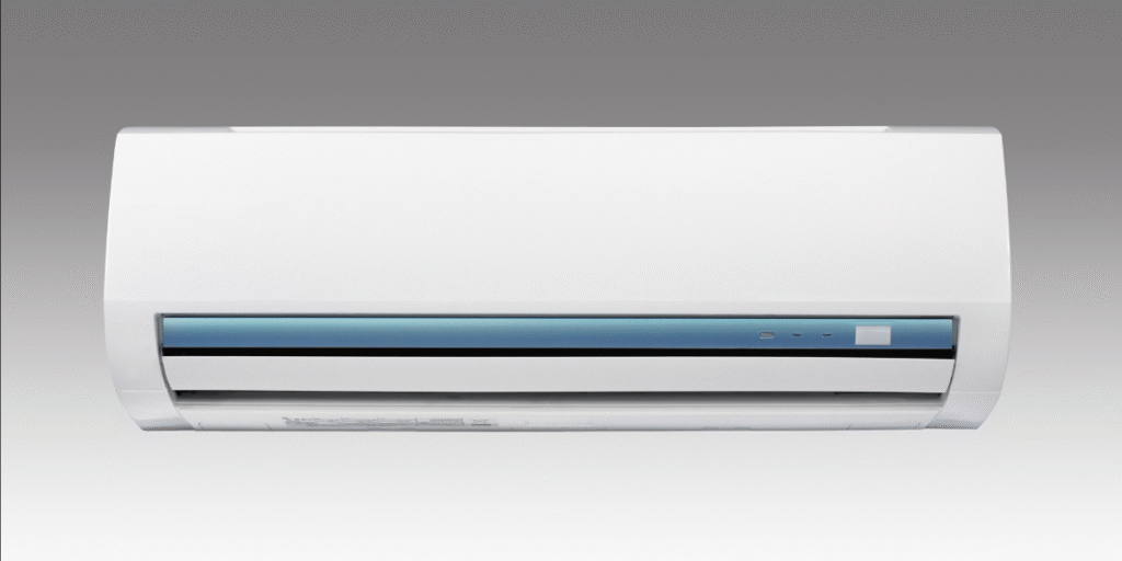 Clean and modern split air conditioning indoor unit, regularly maintained to prevent ac indoor fan not spinning problems and ensure efficient cooling for homes in Gold Coast.