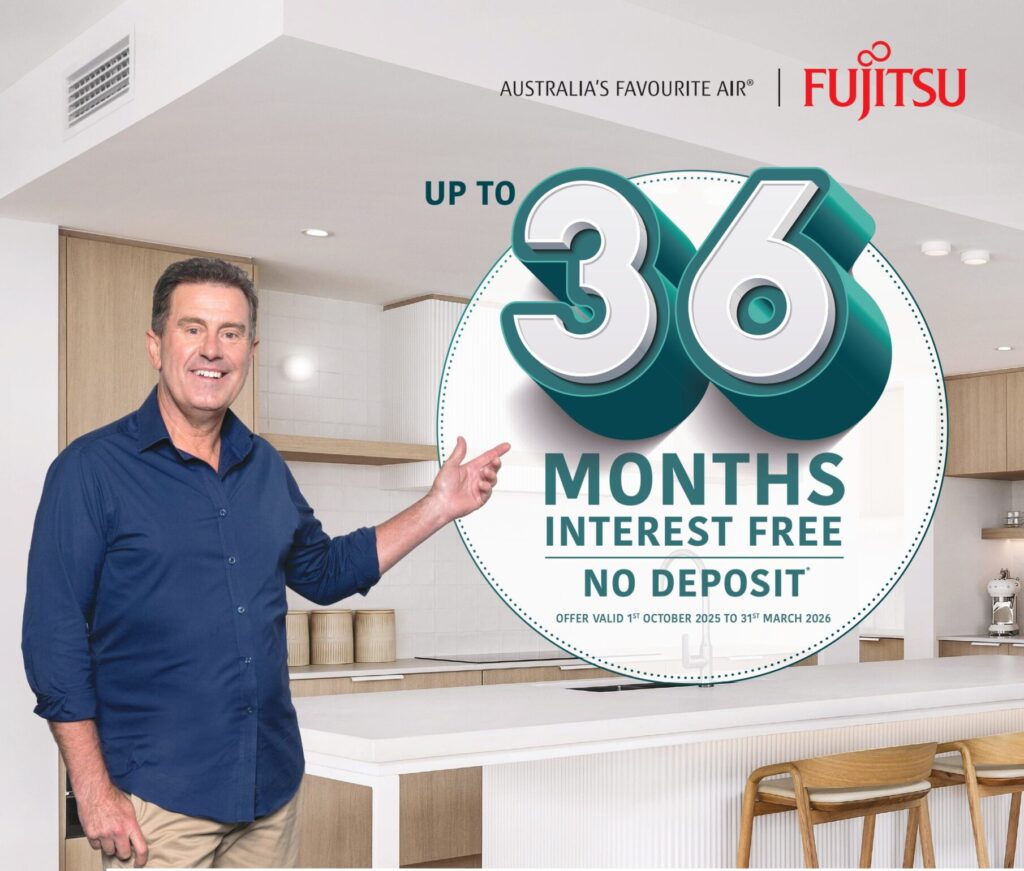Fujitsu General is making it easier for Gold Coast homeowners to enjoy year-round comfort with the return of their Cool Finance promotion.
