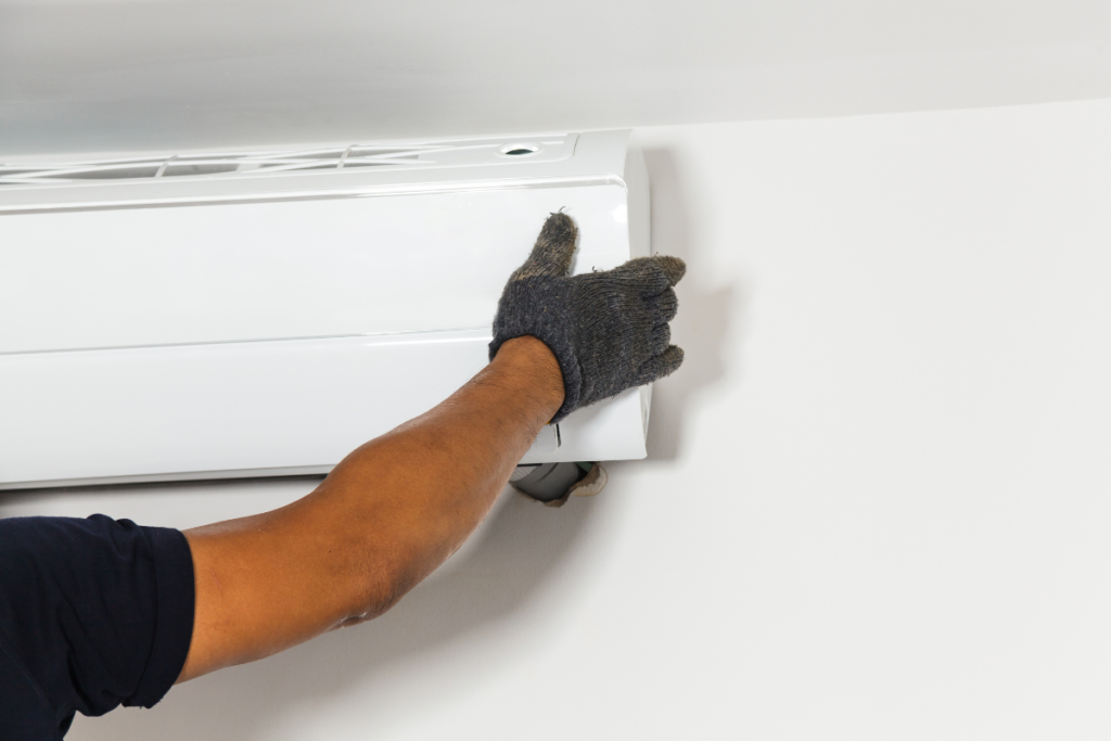 Professional inspection after severe weather helps prevent issues that affect air conditioner efficiency in residential air conditioning Gold Coast homes.