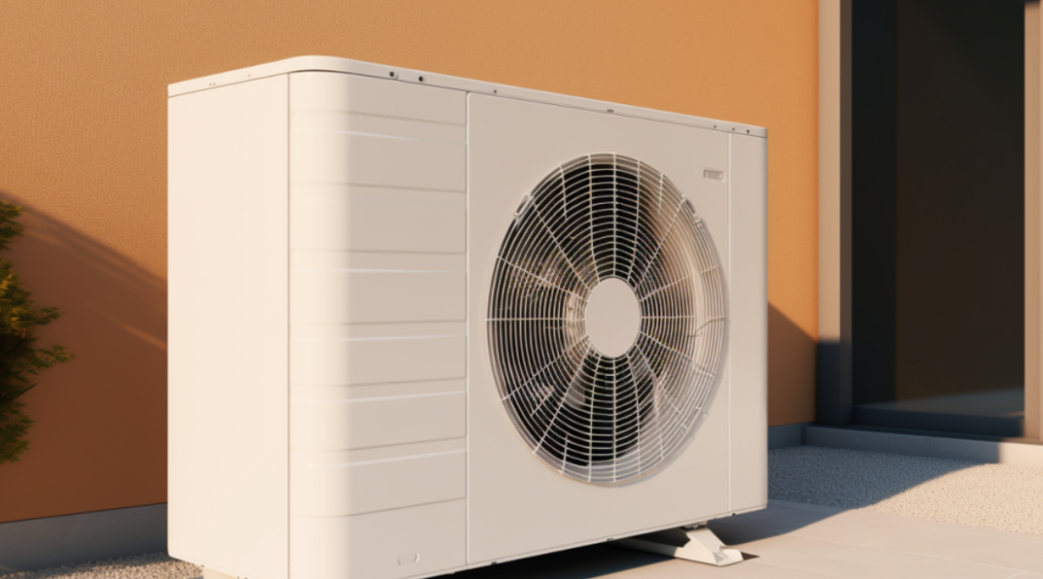 Outdoor condenser unit showing why an air conditioner feels weaker after peak summer, explaining why does my AC suddenly feel less effective right after summer, air conditioning Gold Coast.