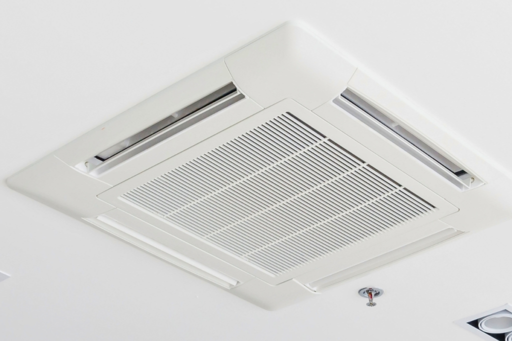 Ceiling cassette energy-efficient air conditioners designed for commercial air conditioning Gold Coast, featured among Best Energy-Efficient Air Conditioners In Australia.