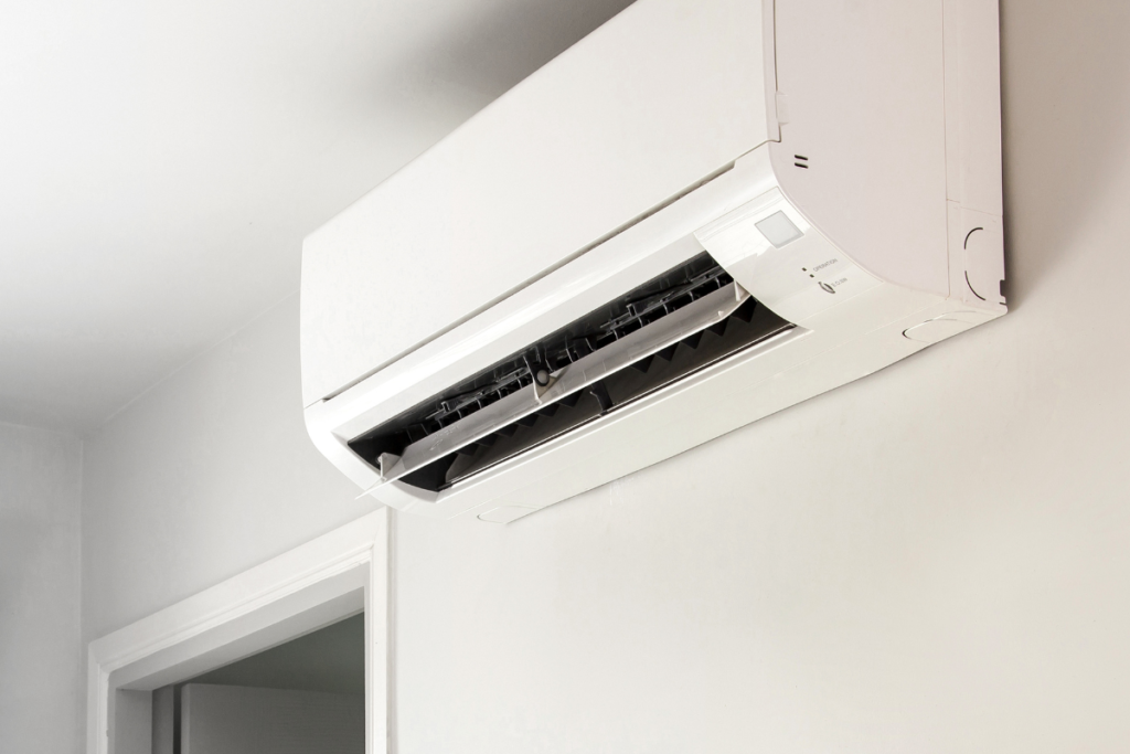 Modern wall-mounted energy-efficient air conditioners installed in Gold Coast home, part of Best Energy-Efficient Air Conditioners In Australia for residential air conditioning Gold Coast.