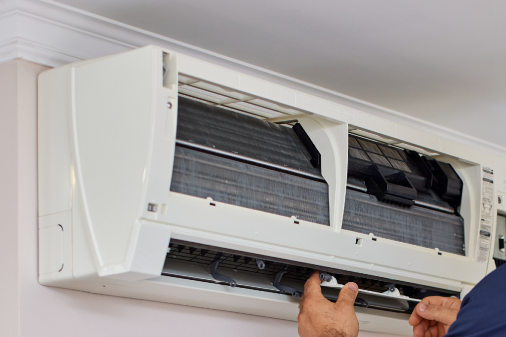 Cooling but not removing humidity due to dirty air conditioner system, commercial air conditioning Gold Coast, air conditioning Gold Coast maintenance