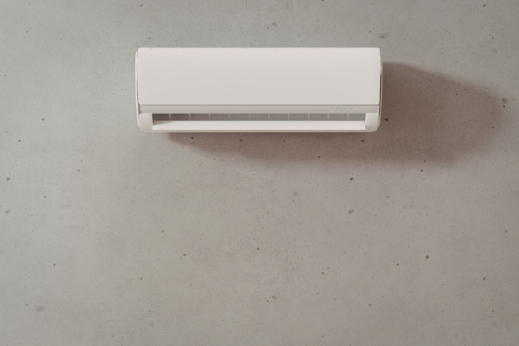 Sleek wall-mounted unit featuring Panasonic Humidity Sensor Tech for superior commercial air conditioning and moisture control in Gold Coast offices.