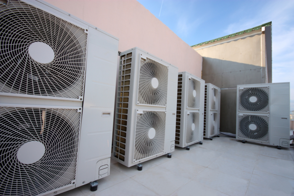 A powerful ActronAir outdoor compressor unit providing reliable Actron Air Heating Mode for efficient air conditioning Gold Coast winter solutions.