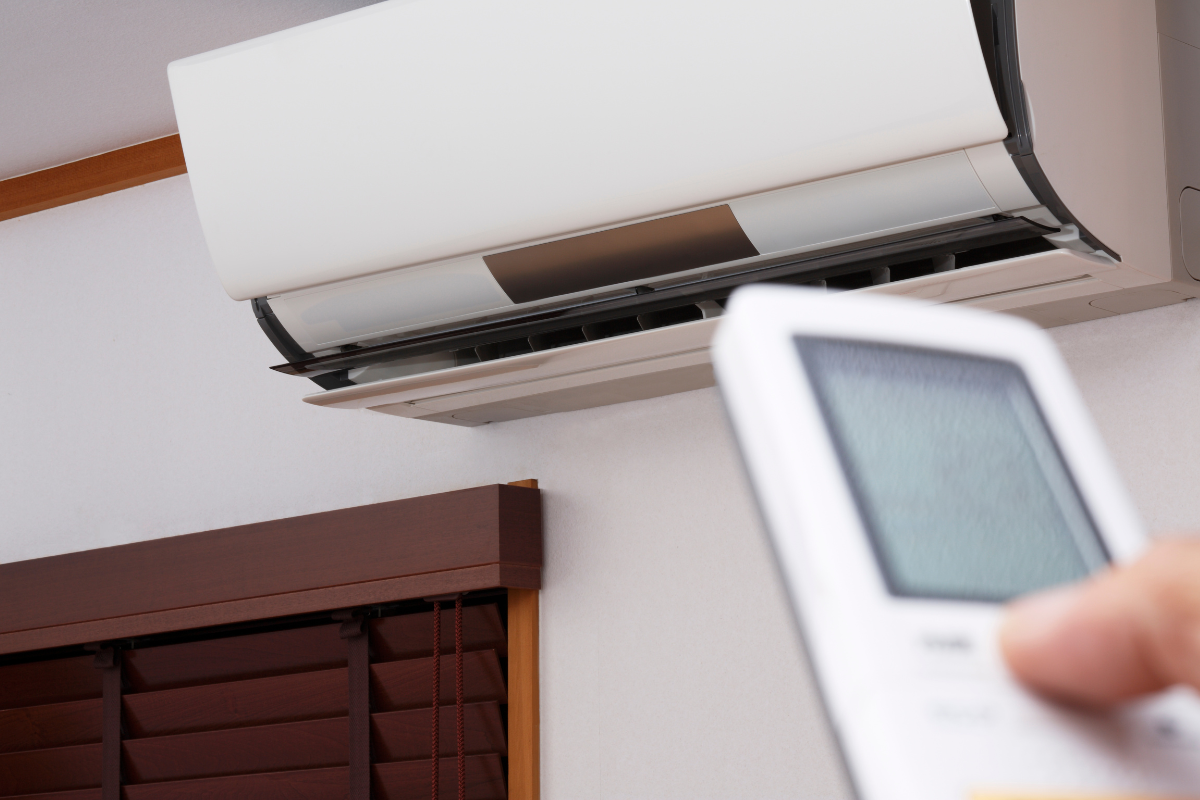 A modern air conditioning unit operating in Fujitsu Heat Mode, providing efficient and cozy warmth for both residential air conditioning Gold Coast homes and commercial air conditioning Gold Coast properties.