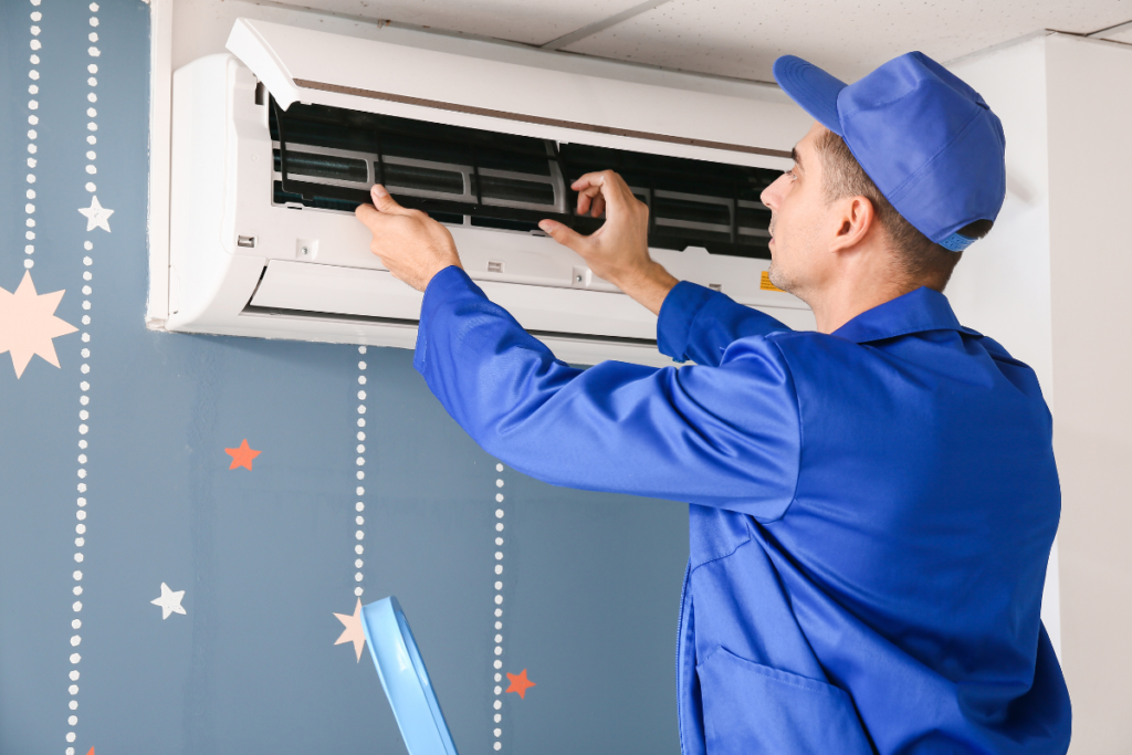 Servicing early learning centre air conditioning to protect classroom heating and air quality