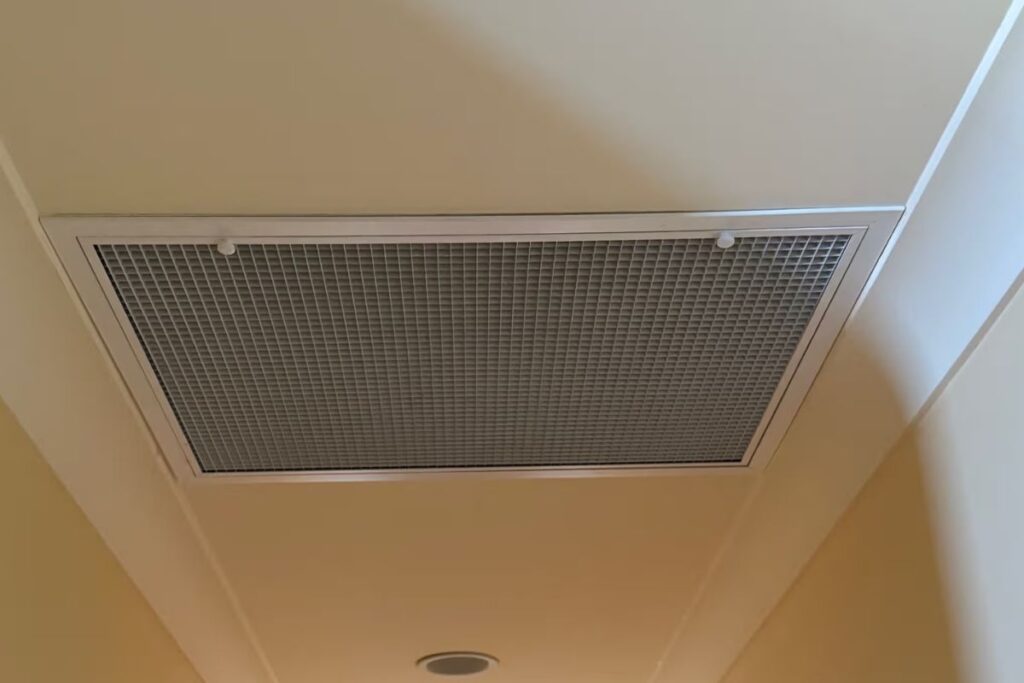 Ducted return-air vent — after WiFi aircon setup you can control your Daikin air conditioner with Google Home by voice.